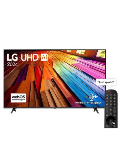 55 Inch LG UHD AI UT80 4K Smart TV AI Magic remote
